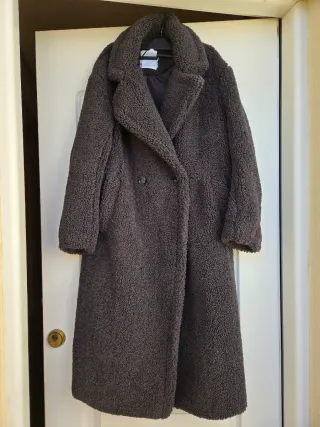 Abrigo borreguito Bershka