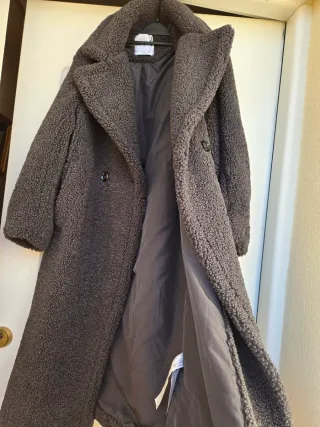 Abrigo borreguito Bershka