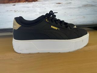 Puma Zapatillas Negras y Doradas