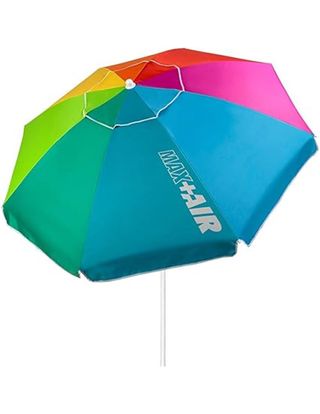 Aktive 62221 - Sombrilla de playa grande, Ø200 cm,