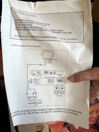 Amplificador Karaoke Boman MA-X110A Negro