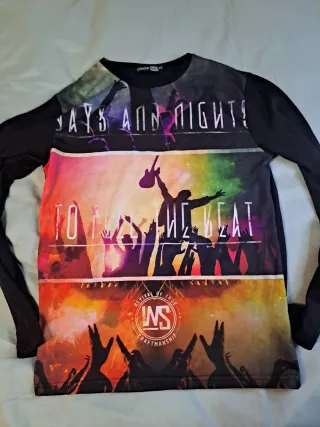 Camiseta Inside Manga Larga Talla M