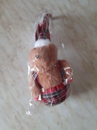 Orsetto Decorazione Natale 5 Cappelli Babbo Natale