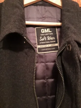 OPORTUNIDAD!! Chaquetón de paño GML Gris Oscuro