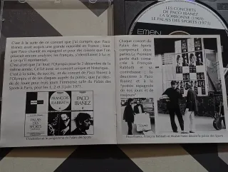 CD Paco Ibáñez - Les concerts a Paris