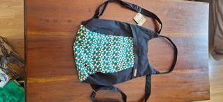 Mochila Astruc Barcelona  Negro y Turquesa