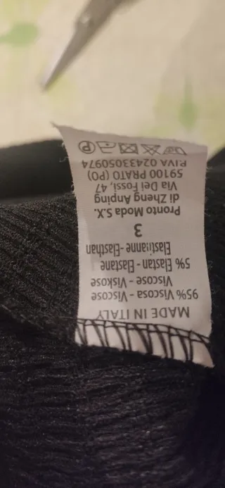 Blusón negro manga larga