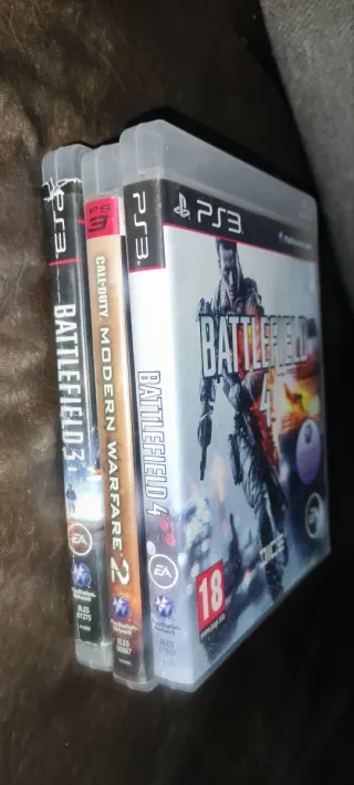 Lote 3 juegos PS3: Battlefield 3, 4 y MW2