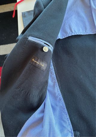 Chaqueta americana Massimo Dutti azul