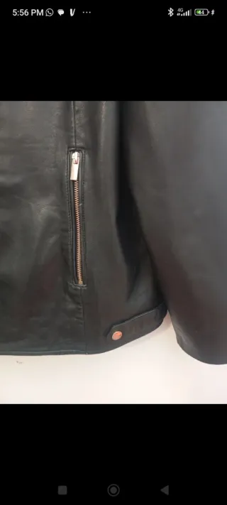 Chaqueta Negra Bomber