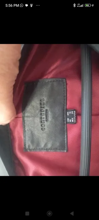 Chaqueta Negra Bomber