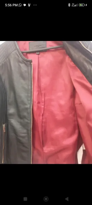 Chaqueta Negra Bomber