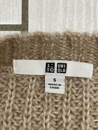 Uniqlo Maglione Lana e Mohair Beige