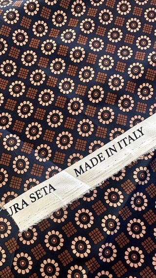 Raso in seta stretch  Made in Italy