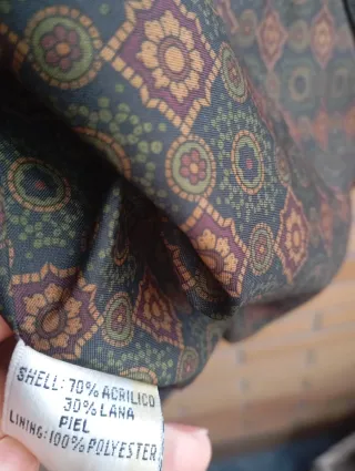 Chaqueta Bomber Cárdigan Vintage verde oscuro