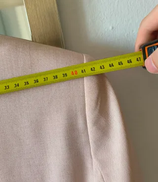 Blazer Zara donna rosa chiaro taglia 42