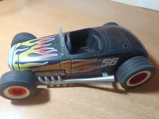 Coche Hot Rod Negro con Llamas Playmobil