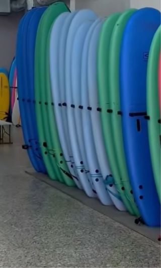 Tablas de surf para principiantes.