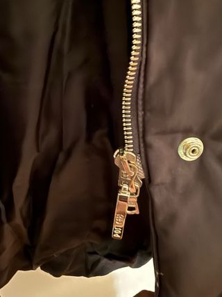 Piumino Post Card lungo nero usato