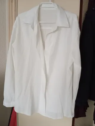 Camisa SHEIN blanca talla M