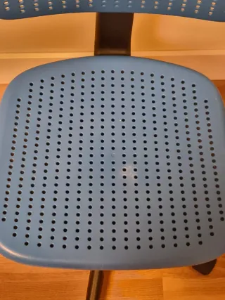 Silla de escritorio infantil azul