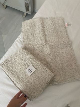 2 Tappeti da Bagno Pepco Home Beige