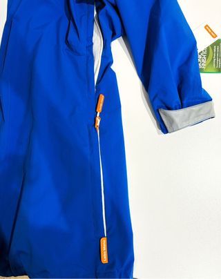Chaqueta cortavientos azul. talla S unisex ancha