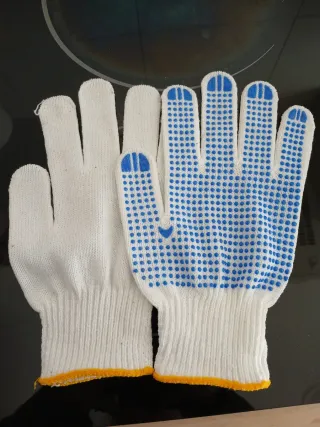 Guantes de trabajo con puntos antideslizantes