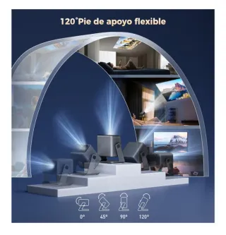 Proyector Ameela Negro/Gris