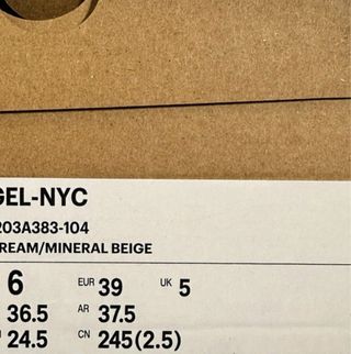 Zapatillas Asics Gel NYC Beige y Rosa