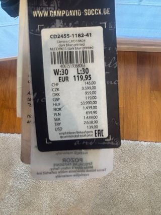 Pantalón vaquero Camp David nuevo