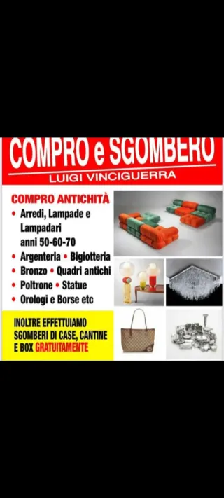 Sgomberi case, cantine e box gratuiti