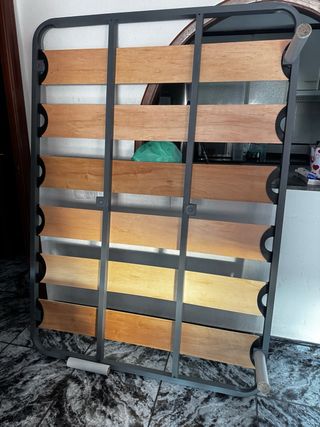 somier de metal 135x190 con 6 patas