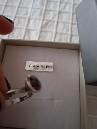 Anillo plata de ley 925