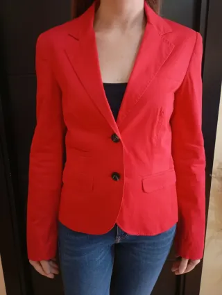 Blazer Rojo Mujer Talla S