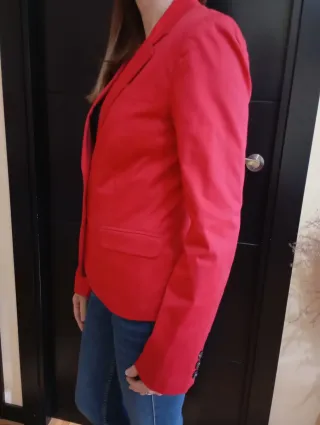 Blazer Rojo Mujer Talla S