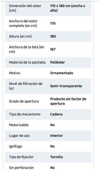 Estor Enrollable Translúcido Estampado