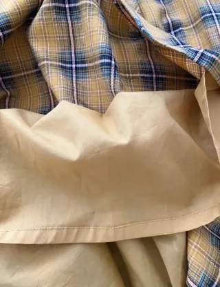 Vestido King Louie cuadros amarillo