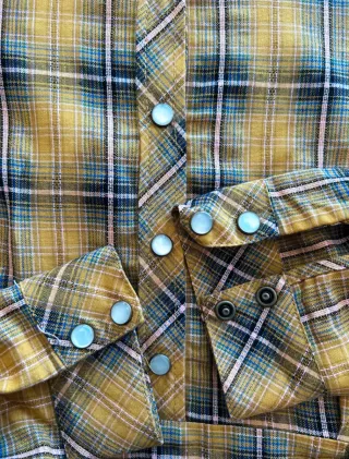 Vestido King Louie cuadros amarillo