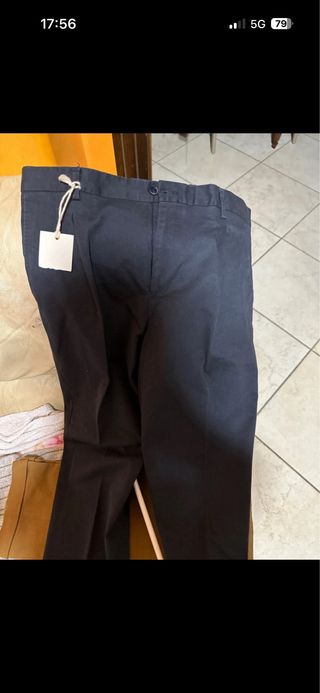 Pantaloni uomo taglia 48 marrone blu