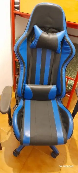 Silla Gamer con Reposapiés y reclinable