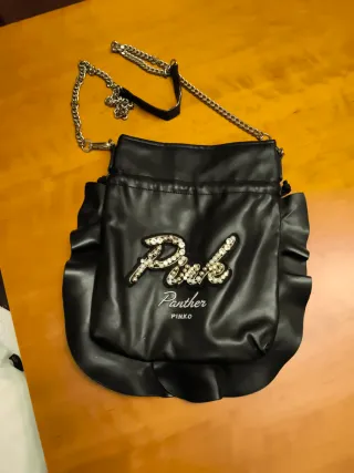 Bolso Pinko Negro Fiesta Cadena