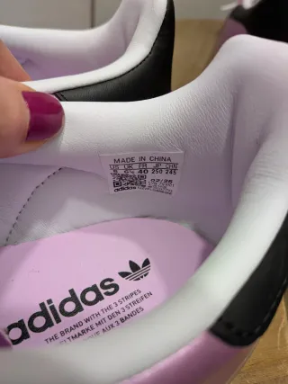 Zapatillas Adidas Gazelle Rosa y Negro