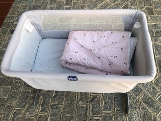 Minicuna Chicco gris