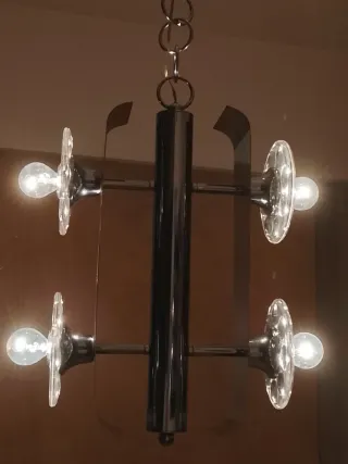 Lampadario Reggiani Space Age Anni 70