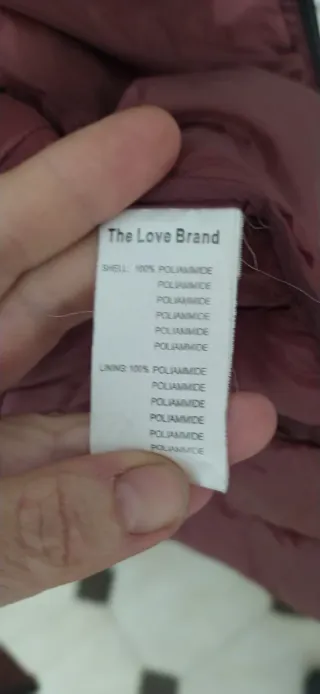 Chaquetón acolchado rosa