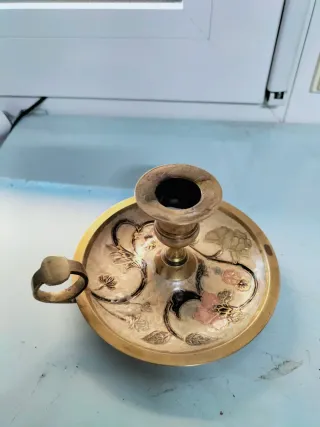 Palmatoria antigua decorada