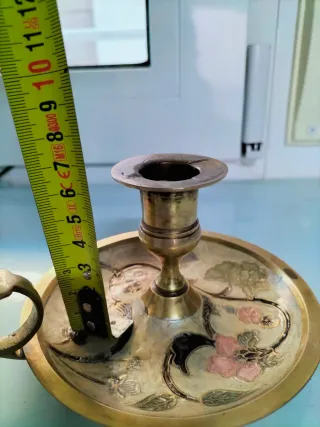 Palmatoria antigua decorada