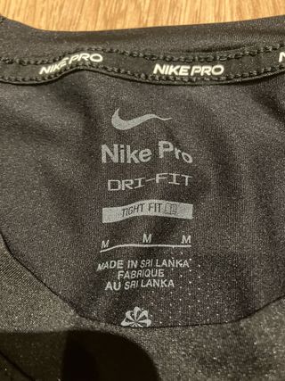 Camiseta Nike Pro Negra