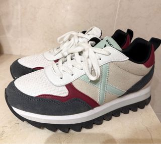 Zapatillas Munich Blancas Multicolor
